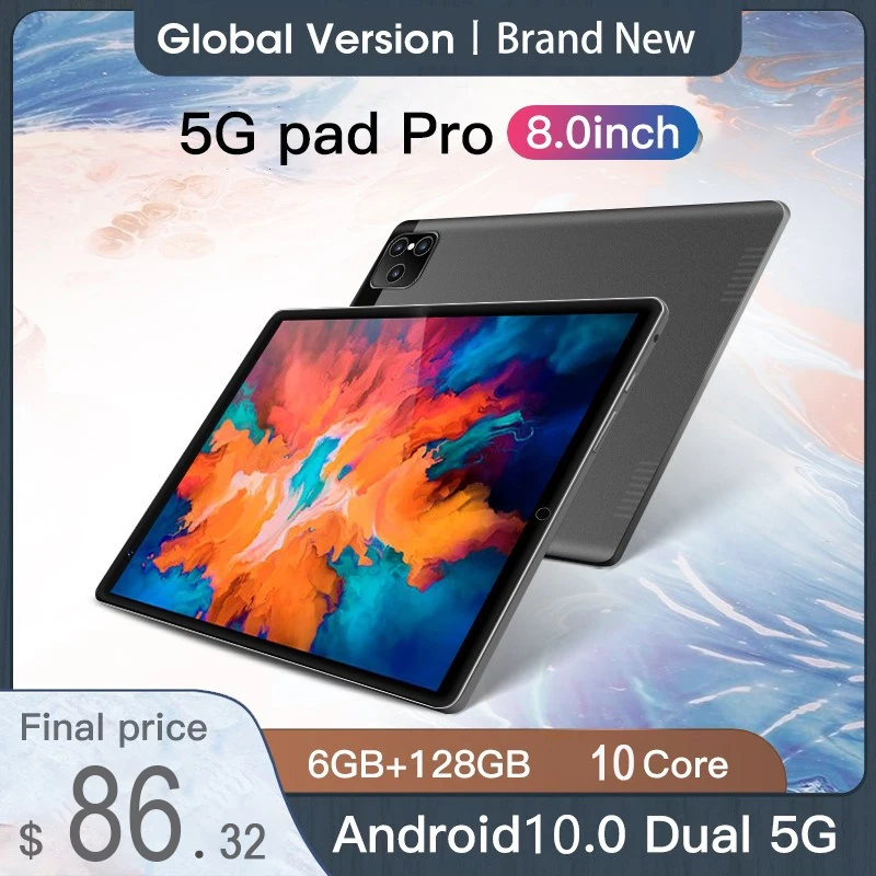 

Планшет Android 10 6 ГБ ОЗУ 128 Гб ПЗУ планшет 8 дюймов планшеты MTK6797 10 CoreTableta Android 10,0 планшет двойной Wifi GPS планшеты ПК