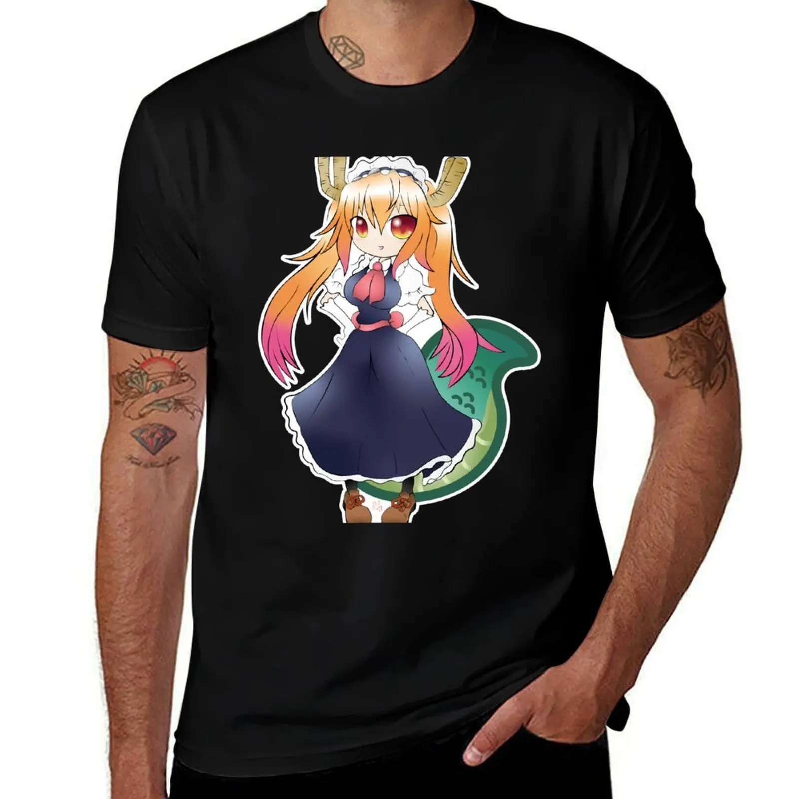 Фото Футболка Miss Kobayashi's Dragon Maid - Tohru, прочная рабочая футболка №1