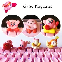 anime game kirby cartoon pink mechanical keyboard keycaps kawaii collection personality single r4 esc key caps birthday gift