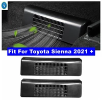 seat under heat floor air ac duct vent outlet dust plug cover trim for toyota sienna 2021 2022 accessories interior refit kit