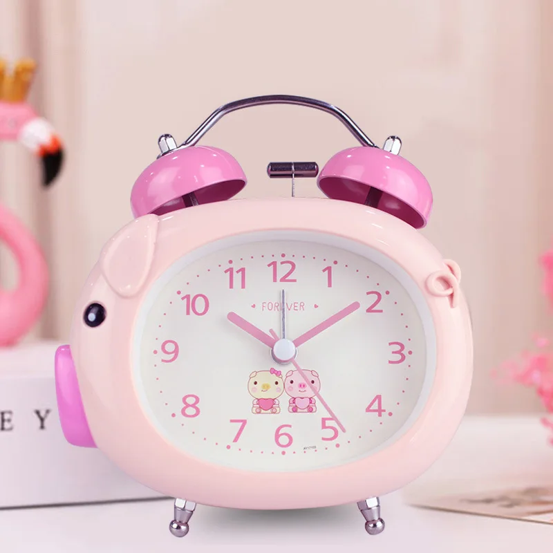 

Милый Настольный прикроватный будильник, настольное украшение, украшение для комнаты, часы для спальни, настольное украшение для дома