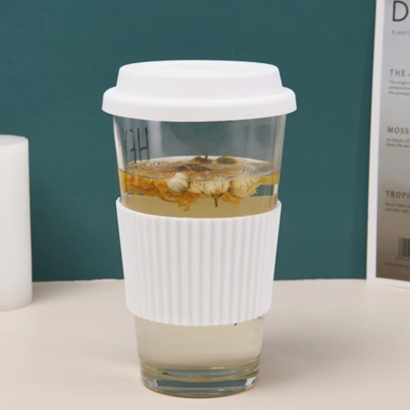 Silicone Insulation Leakproof Cup Lid Tea Coffee Sealing Lid Heat Resistant Anti-Dust Mug Cover for Ceramic mugs