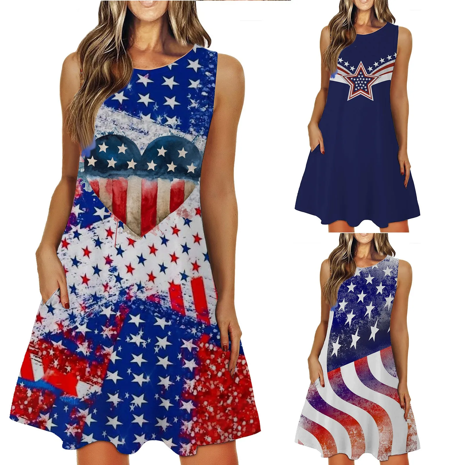 

Платье-макси без рукавов, на тонких бретельках, с цветочным принтом