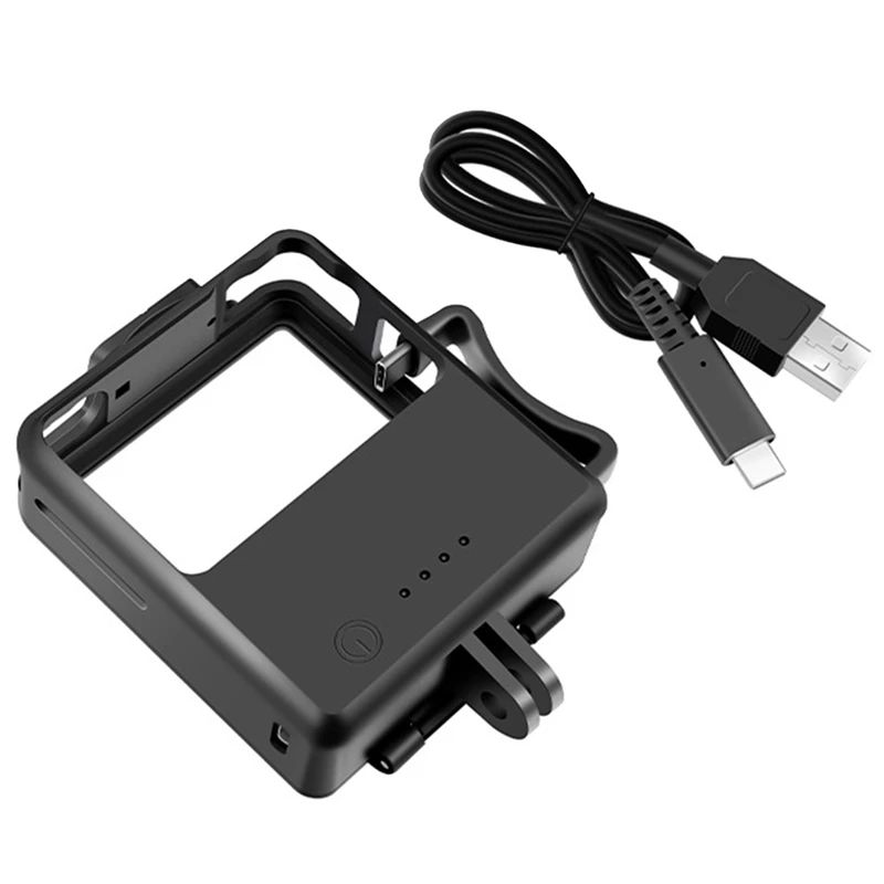 

2600Mah Power Bank Portable Backup Power Frame Shell External Battery For OSMO Action Sports Camera Accessories