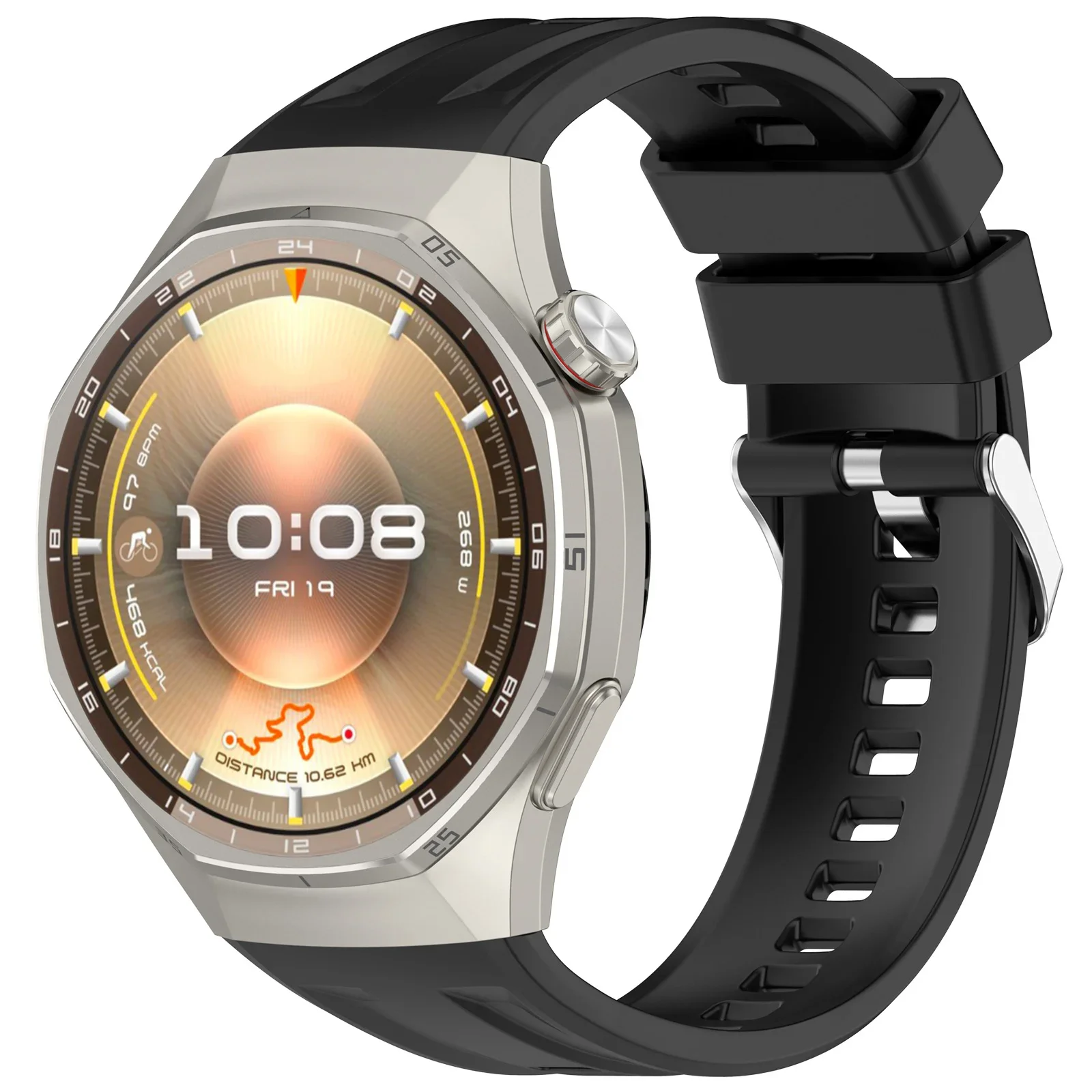 Фото Оригинальный силиконовый ремешок для Huawei Watch GT6 Pro 46 мм, спортивный браслет, сменный ремешок для Huawei Watch GT6 Pro №4