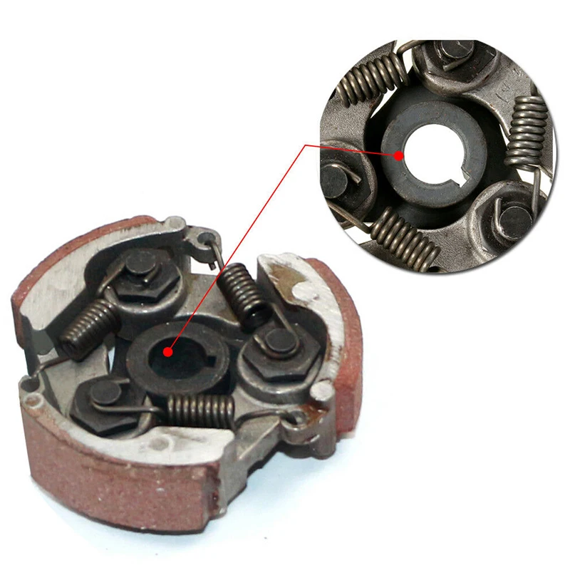 

47cc 49cc Centrifugal Clutch Pad Minimoto Mini Moto Quad ATV Dirt Bike 3 Shoe Spring