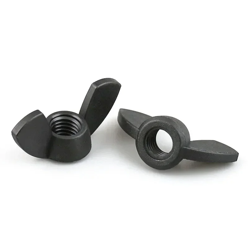 

Метрические гайки-бабочки ручной затяжки из углеродистой стали, белого/черного цинка