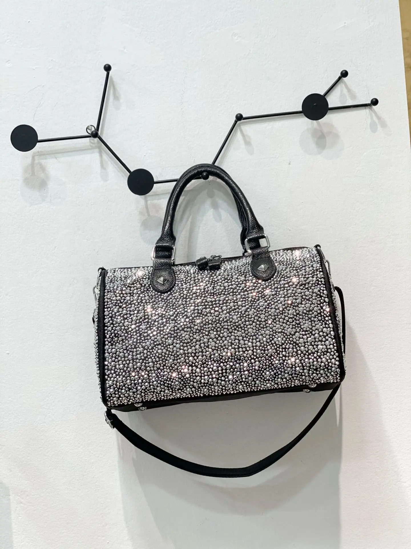 European And American Trendy Diamond Sequin Bag New Womens Large-capacity Single-shoulder Messenger Bag Casual Versatile Handbag