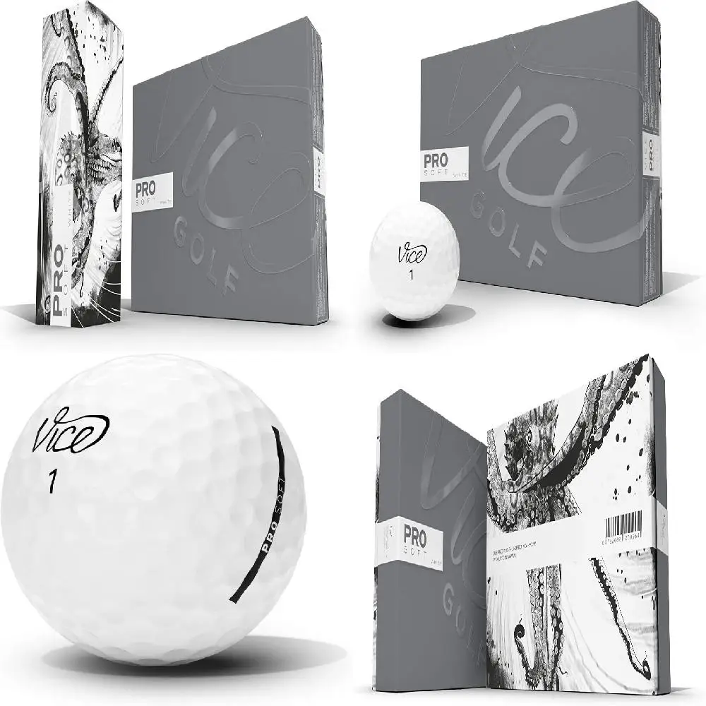 

White Golf Ball. "1 Dozen Brightly Colored Professional Quality Ultra-Durable White Golf Ball"