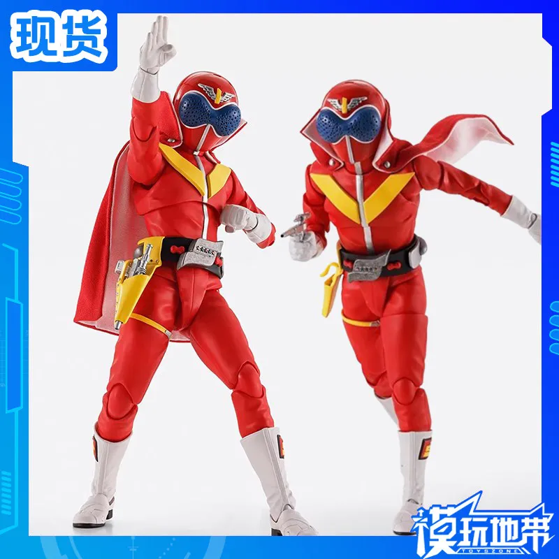 Фото Коллекционная фигурка Bandai SHF Shinkocchou Seihou Akarenger Super Sentai к 50-летию, модель-игрушка, подарок для фанатов №2