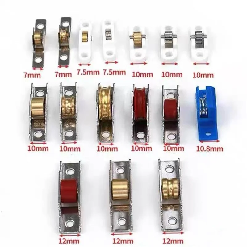 10 шт. колеса для раздвижных дверей шкафов