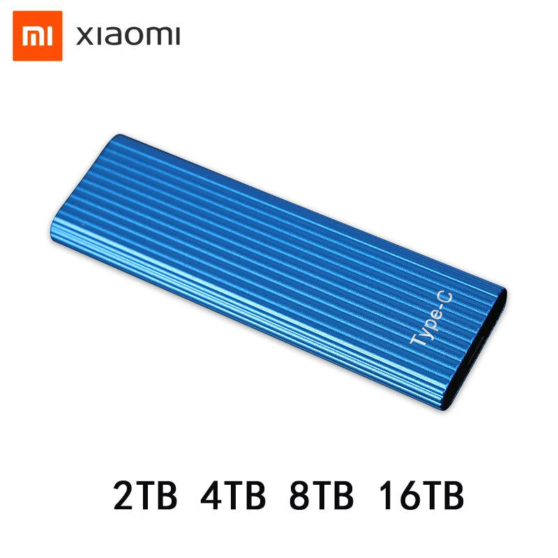 

Xiaomi High Speed 100% Original New SSD External Hard Drive SSD 8TB 12TB 16TB HDD TYPE-C Mobile Solid State Drives for Laptops