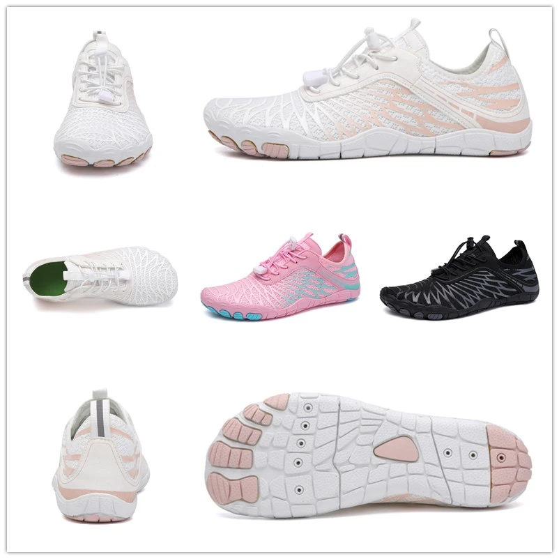 Women Men Aqua Shoes Beach Barefoot Water Sports Sneakers Unisex Summer Lightweight Quick Dry Outdoor Upstream Wading Swimming