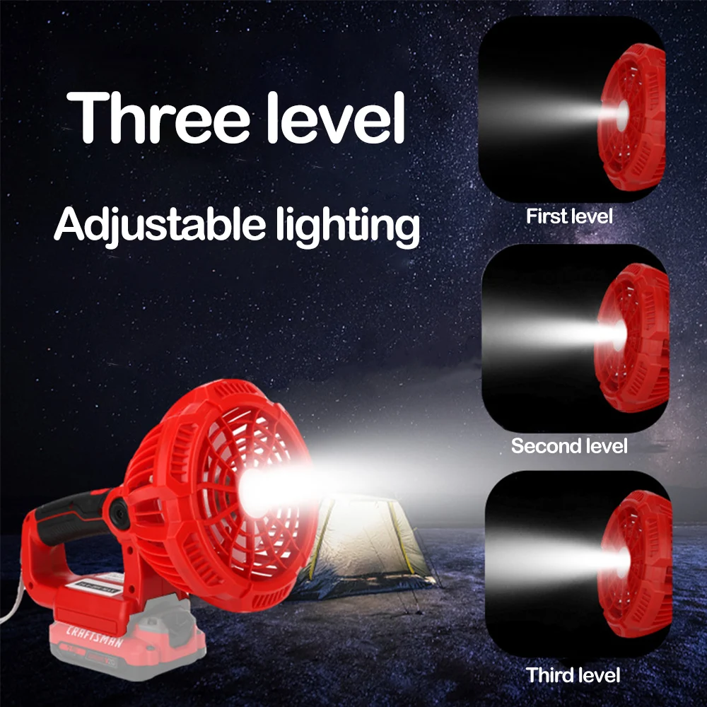 Вентилятор С Дистанционным Управлением Для Наружного Освещения Кемпинга