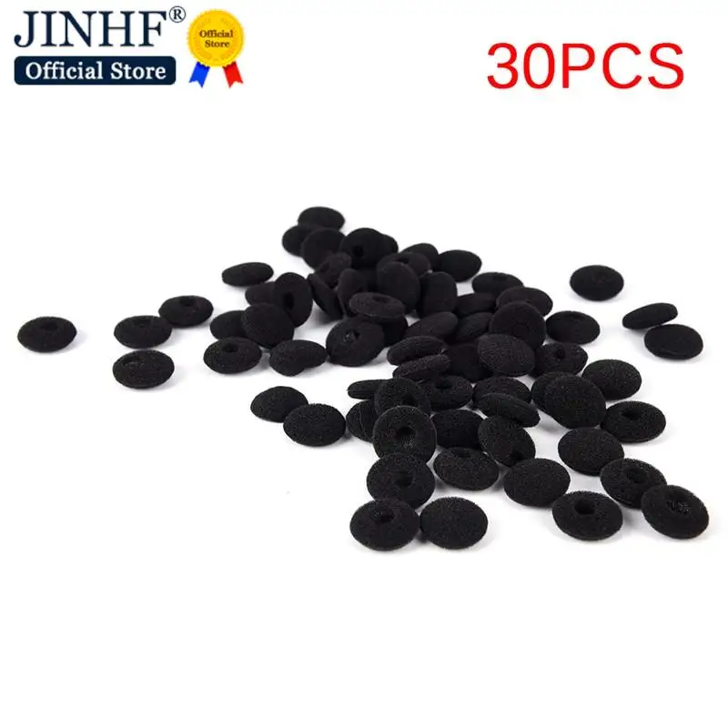 

Горячая Распродажа 30 шт. мягкие поролоновые; Для наушников подушечки наушников Сменная Губка Чехлы гарнитура наушники для 1,5 см наушники