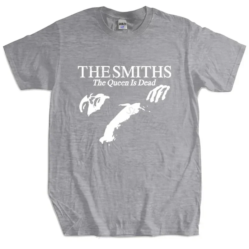 Мужская хлопковая футболка Hombres Futbol Camiseta Casual de Verano The Smiths &quotThe Queen is Dead&quot los Años