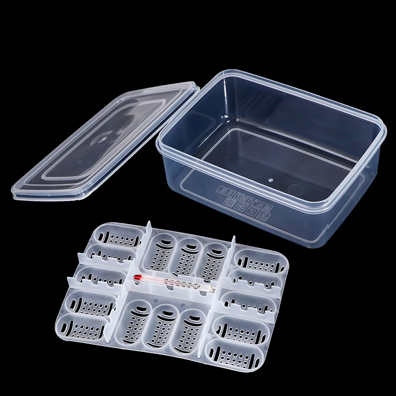 DIY 12 ячеек люк змея ящерица рептилии лоток для яиц устройство вылупивания