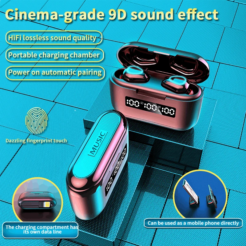 

TWS-наушники G40 с поддержкой Bluetooth 5,1