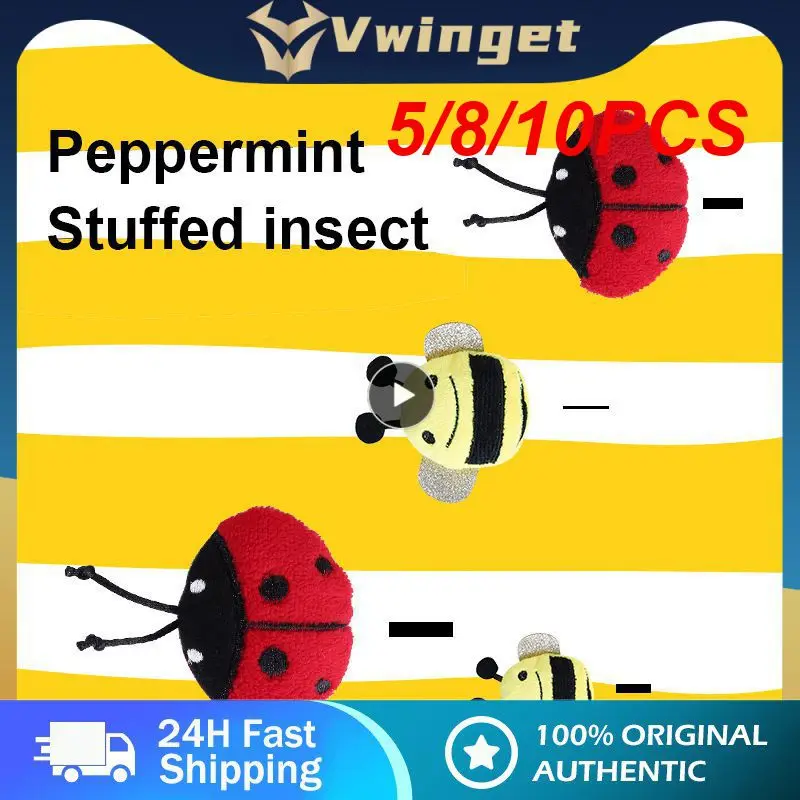 

5/8/10 шт., пластиковые игрушки-насекомые