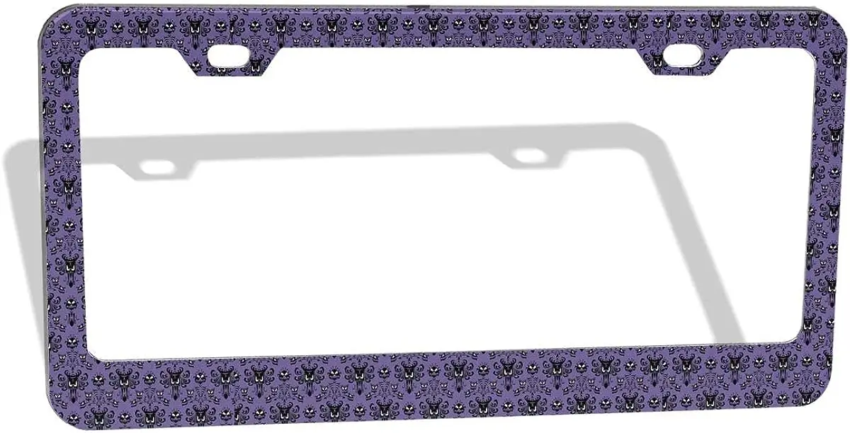 

Haunted Mansion License Plate Frame Slim Size Waterproof License Tag