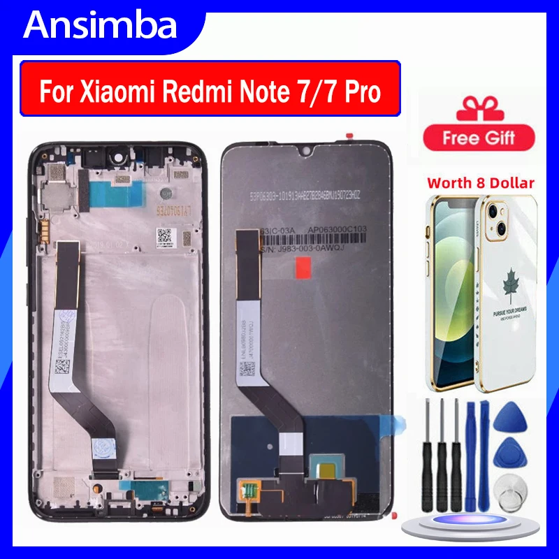 

LCD Display For Xiaomi Redmi Note 7 Note 7 Pro LCD Display Screen Touch Digitizer Frame Assembly Touch Repair Replacement Parts