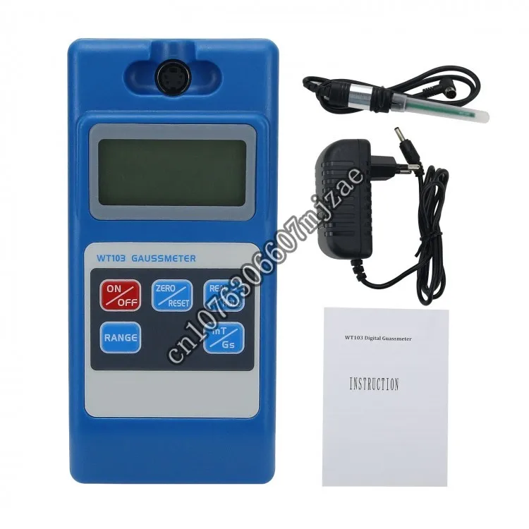 

WT103 Digital Teslameter Permanent Magnet Material Surface Magnetic Field GS/MT