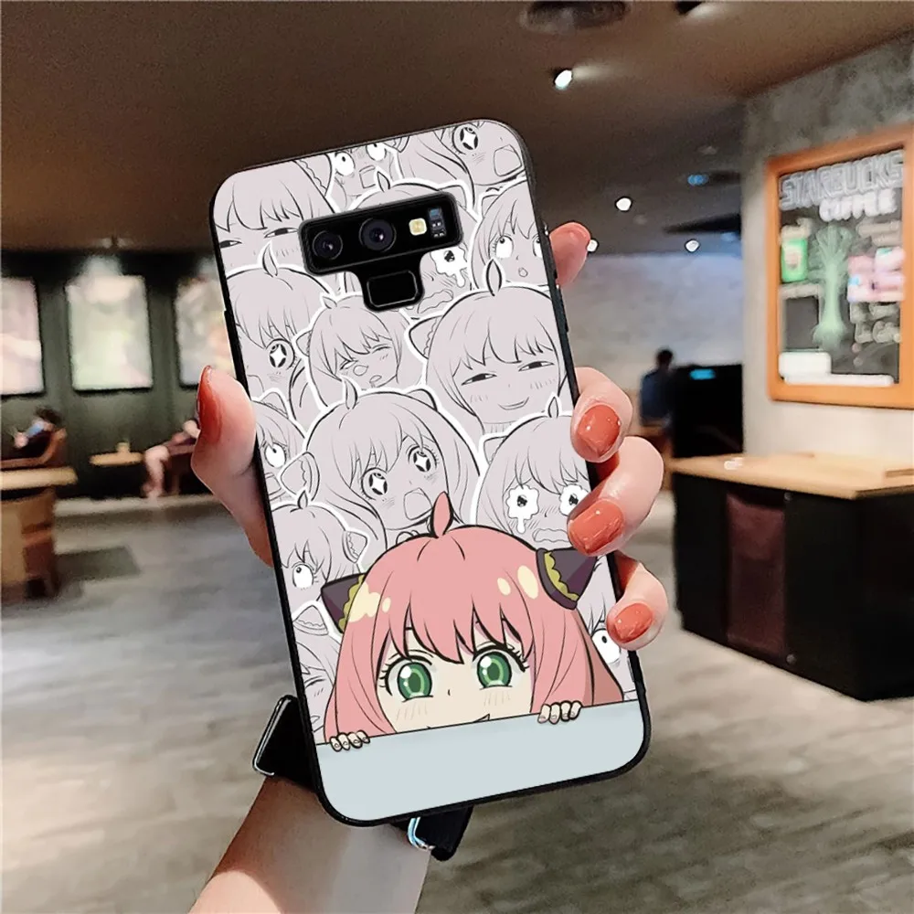 SPY FAMILY Anya Cute Phone Case For Samsung Note 8 9 10 20 Pro Plus Lite M 11 30 21 31 51 A 22 42 02 03