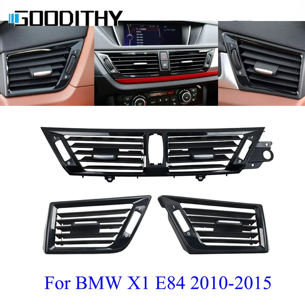 Фото Центральная решетка воздуховода (левая/правая) для BMW X1 E84 2010-2015, замена крышки вентиляционного отверстия кондиционера, для леворульных и праворульных автомобилей №1
