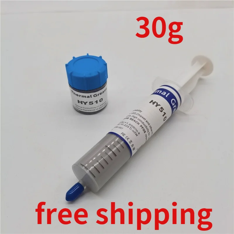

10 pcs Hy510 30g / PCS silicone thermal paste heat transfer grease heat sink CPU GPU chipset notebook computer cooling Syringe