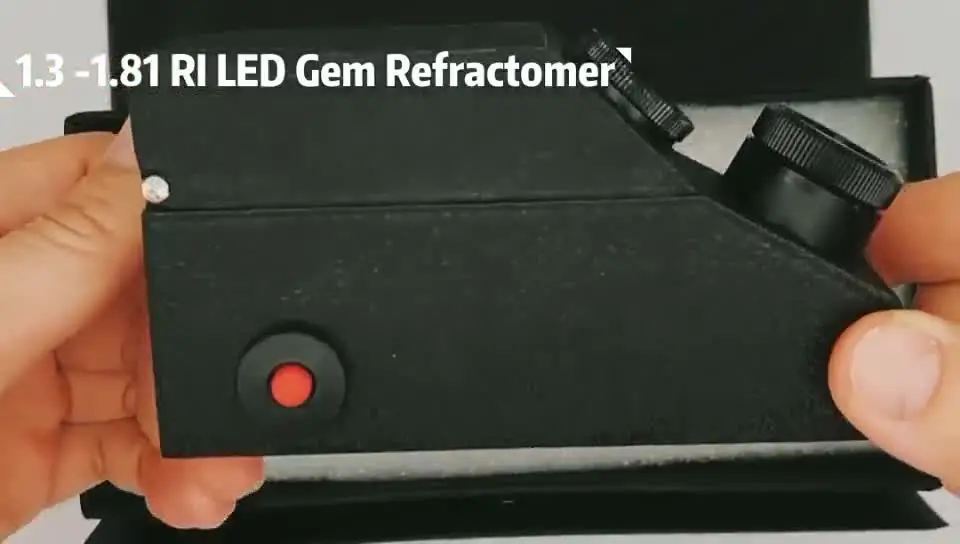 

LED 1.3~1.81 RI Oil Light Gemological Gemology Gemstone Gem Refractometer