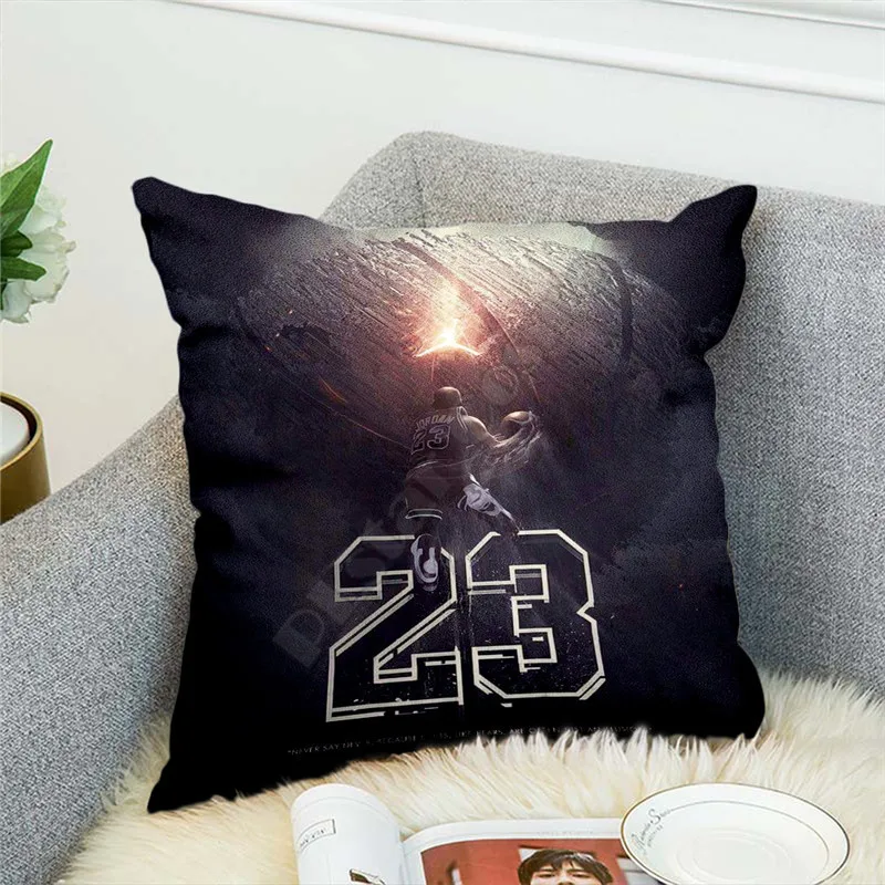 

Basketball Star Pillow Cover 3D Printed Pillowcases Throw Home Decoration Double-sided Printing 02