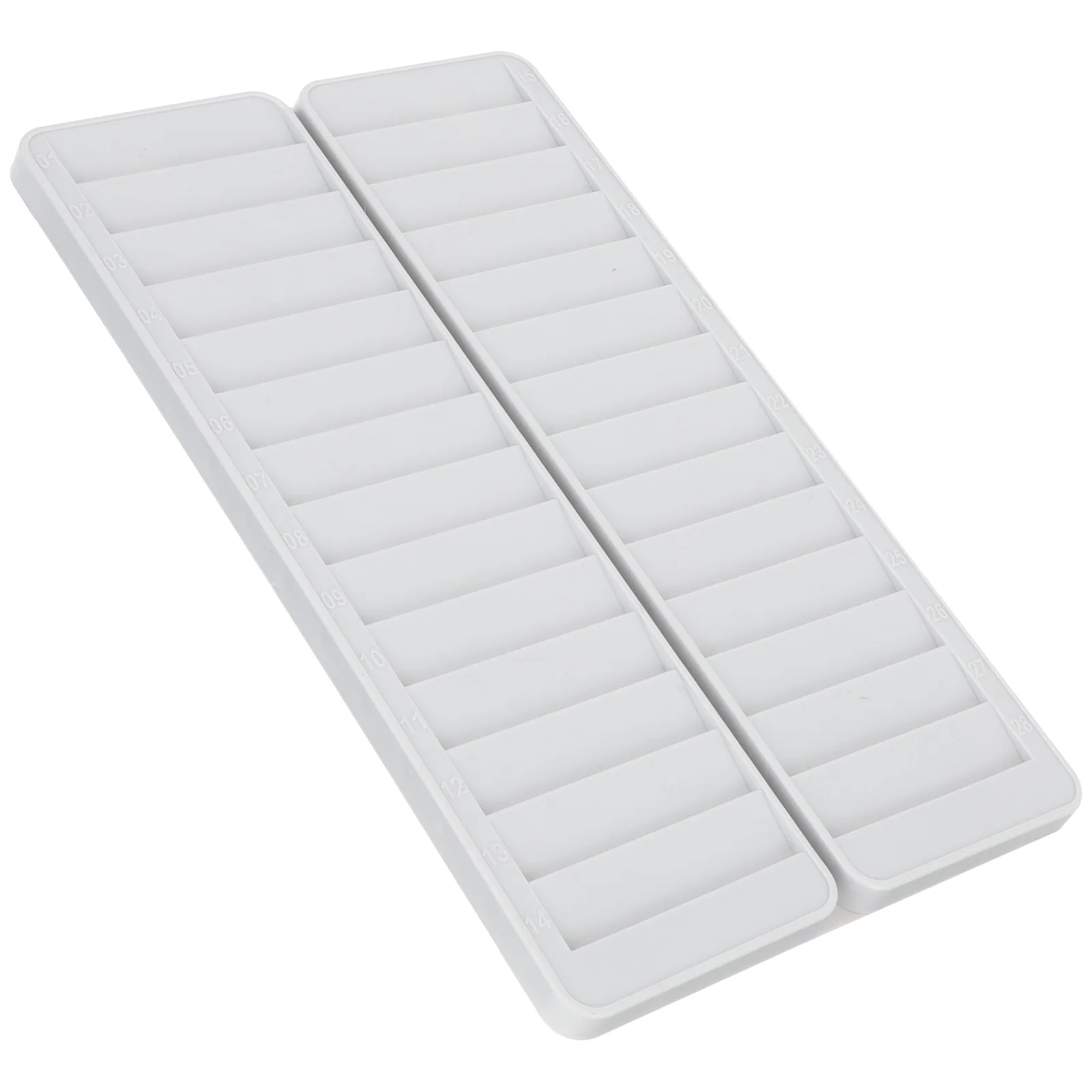 

Plastic Business Card Holder Clock Slots Cards Vertical 28-slots Rack Attendance Storage Pp Office Time Wall Mounted