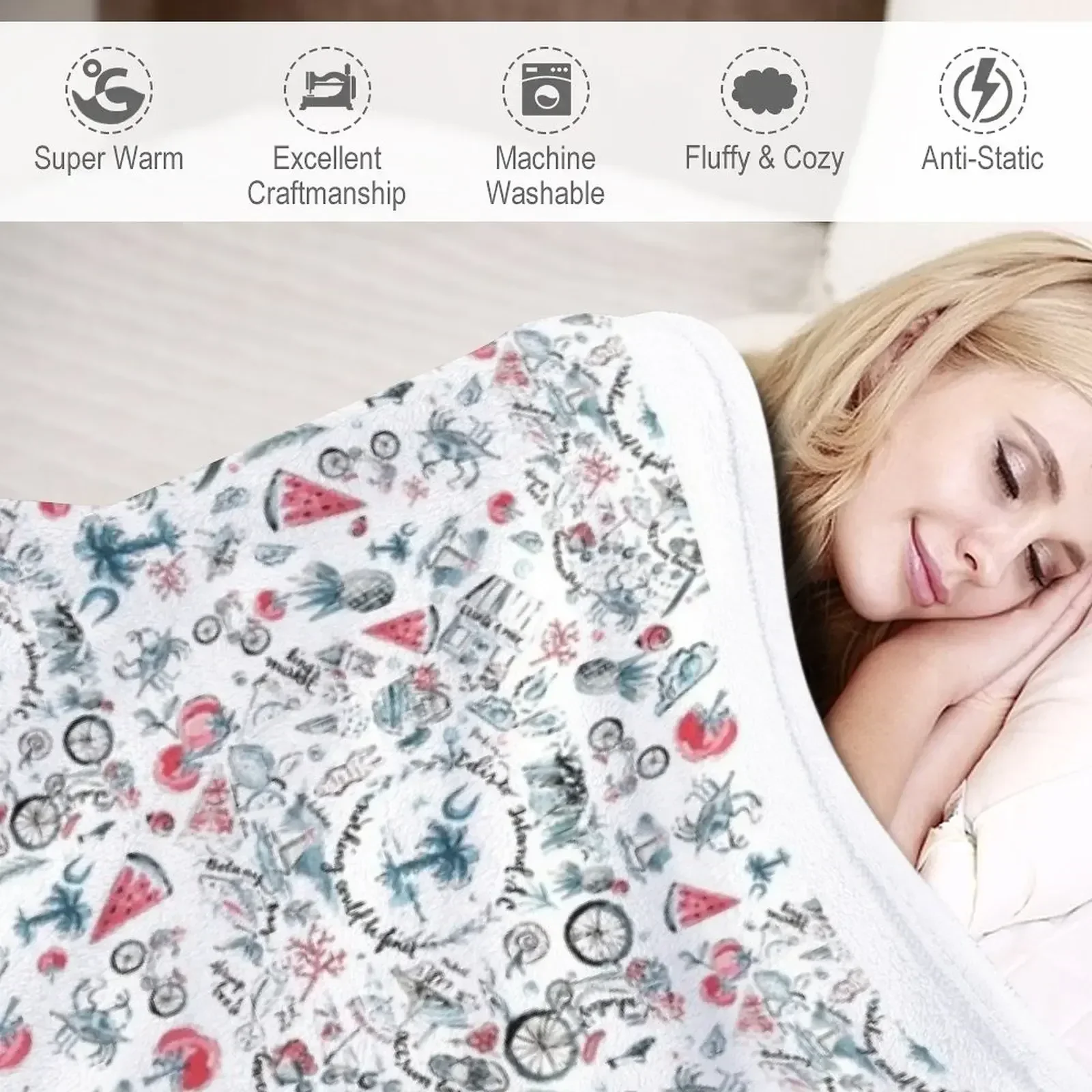 Одеяло Lowcountry Life Edisto Island Теплые декоративные одеяла