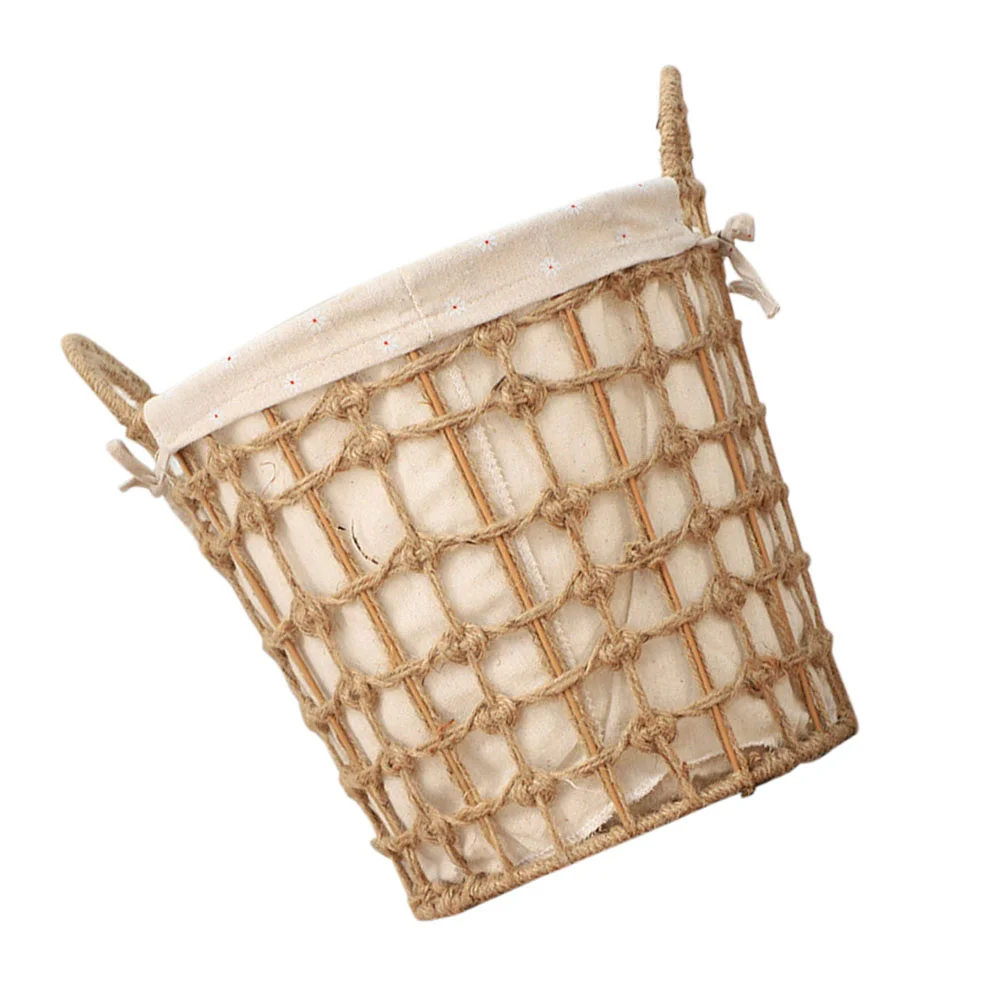 

Laundry Hamper Hand Woven Dirty Clothes Storage Basket Household Storage Basket