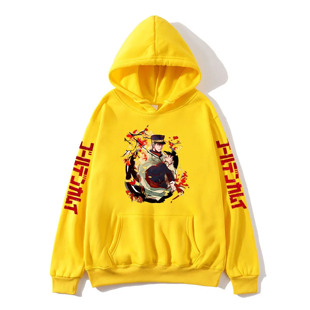 

Golden Kamuy Hoodies Tsukishima Graphic Sweatshirts Anime Mens Long Sleeve Fleece Pullovers Y2K Clothes Womens Tops Manga Hoody