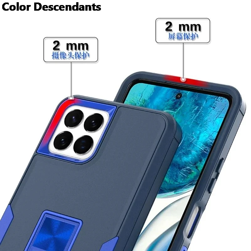 Матовый чехол-подставка для Boost Celero 5G Plus противоударный магнитный держатель