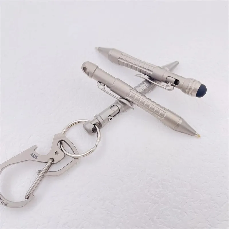 1 шт. TACRAY Многофункциональный титановый стилус ручка для защиты тактическая