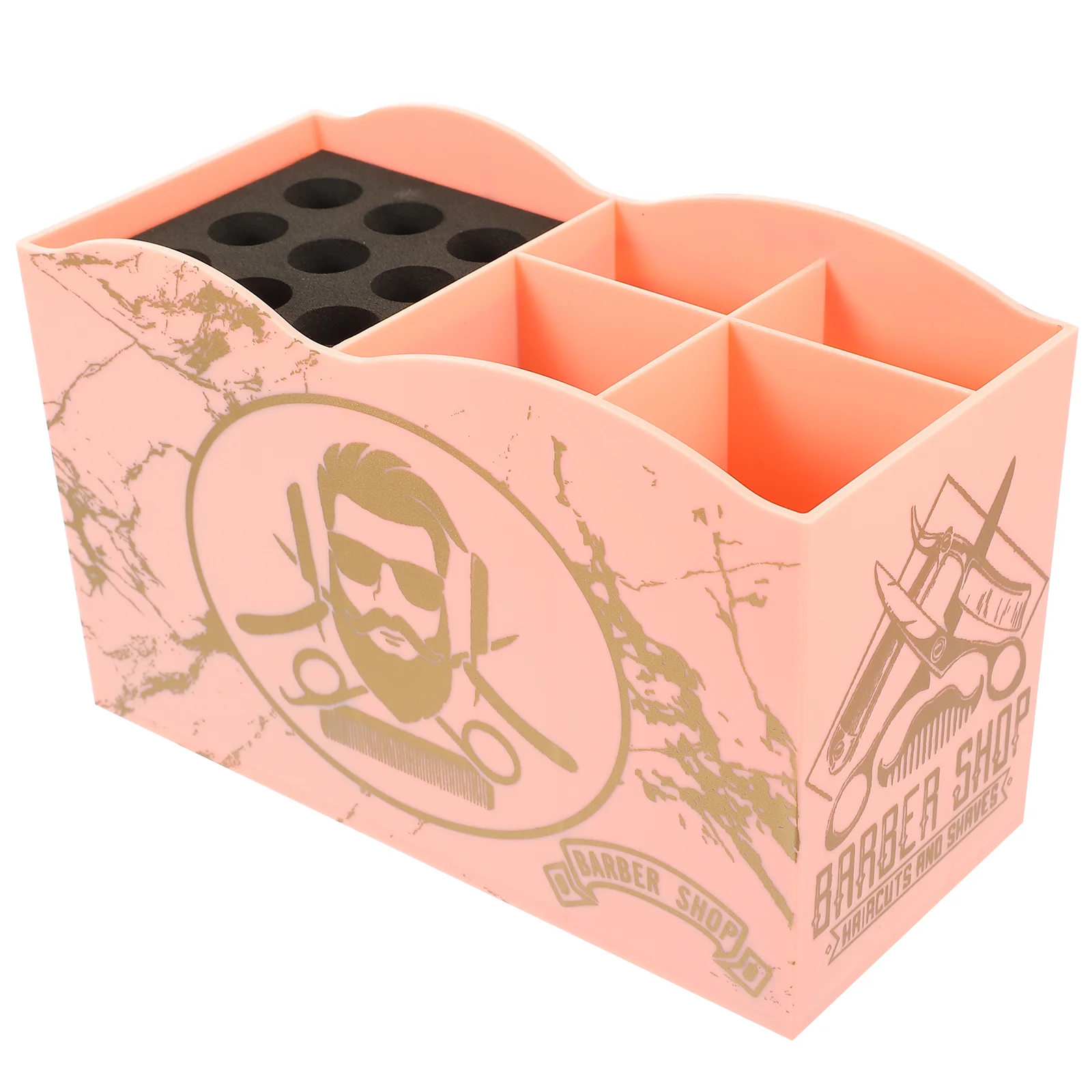 

Barber Scissor Stand Shop Storage Holder Hair Scissors Bracket Barbershop Shear Salon Plastic Makeup Case