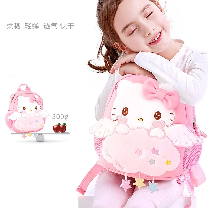 Sanrio Backpack for Girls Hello Kitty Bag Kindergarten Backpack Girl Cute Baby Girl Lightweight Toddler Anti-Lost Backpack