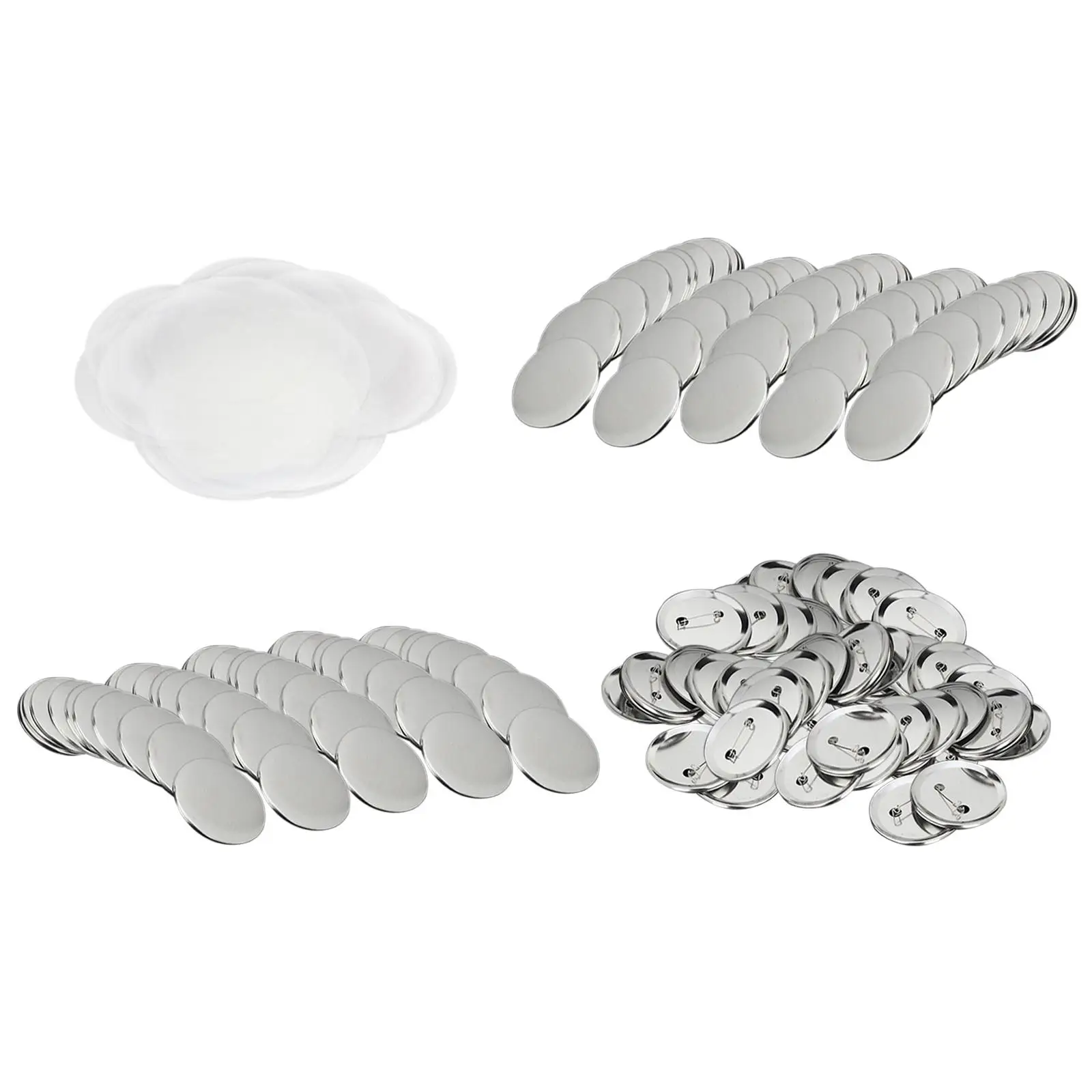 

32mm Pin Badge Button Parts Supplies for /Set Round DIY