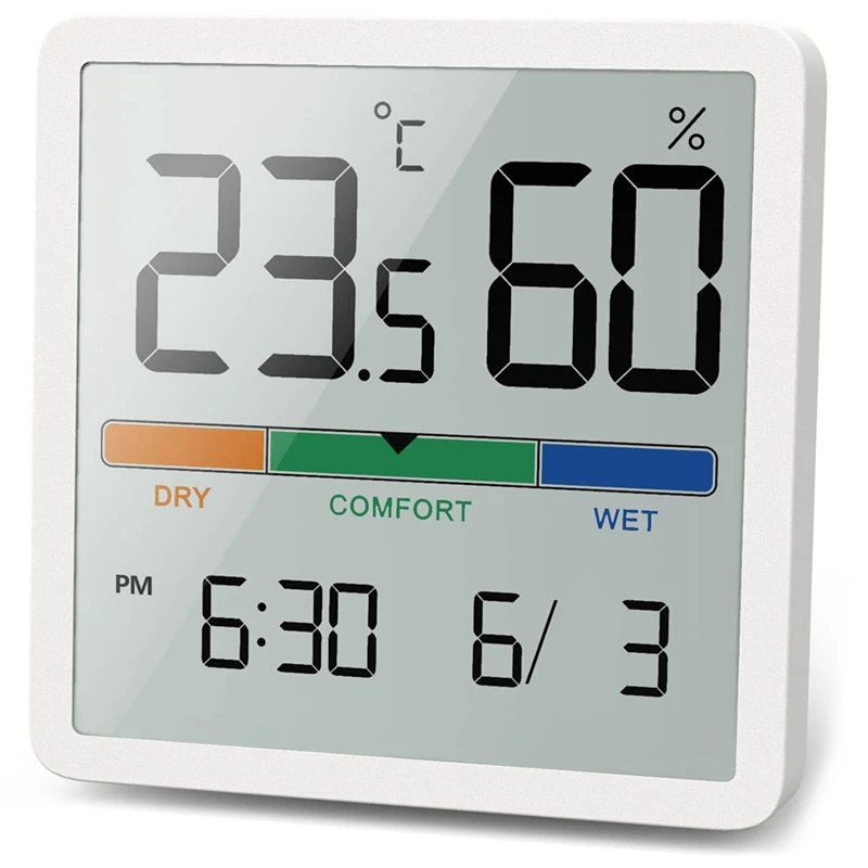 

Цифровой Термогигрометр, портативный комнатный термометр-гигрометр для контроля климата в помещении, мониторинг воздуха
