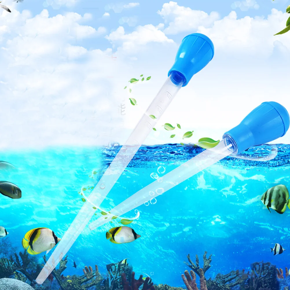 

Aquarium Dropper Tank Cleaner Feeder Water Changer Pipette Cleaning Tools Tube Coral Feeding Pipettes Suction Automatic Gravel