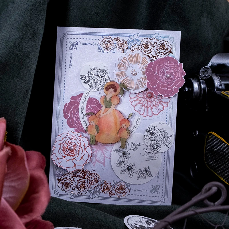 Dimi 30Sheets Die Cutted Border Memo Pad Tearable Butterfly Star Paper Notpad Deco Scrapbooking Collage Journal Diary Supplies |