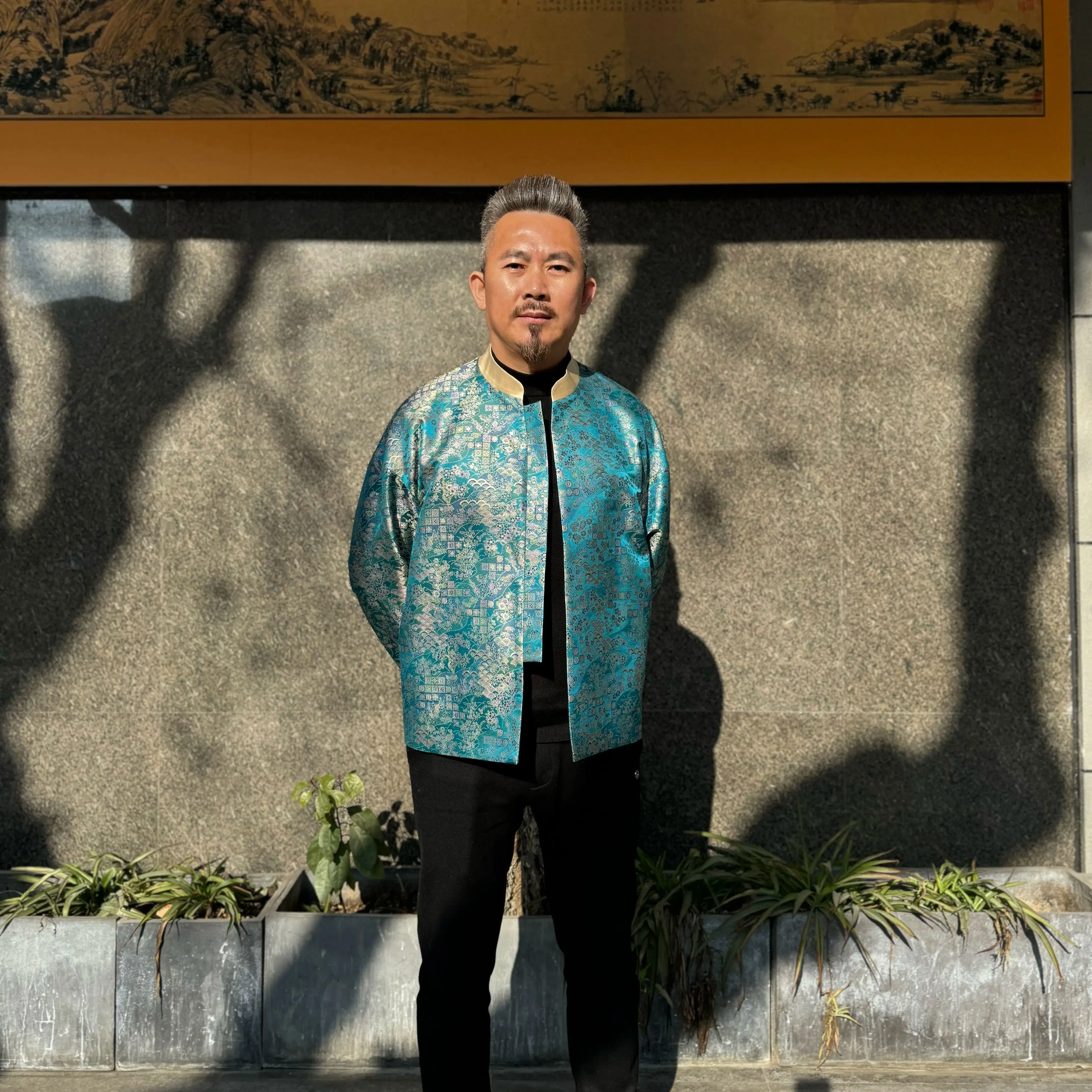 Костюм большой босса мафии Высококачественная униформа женское шелковое платье