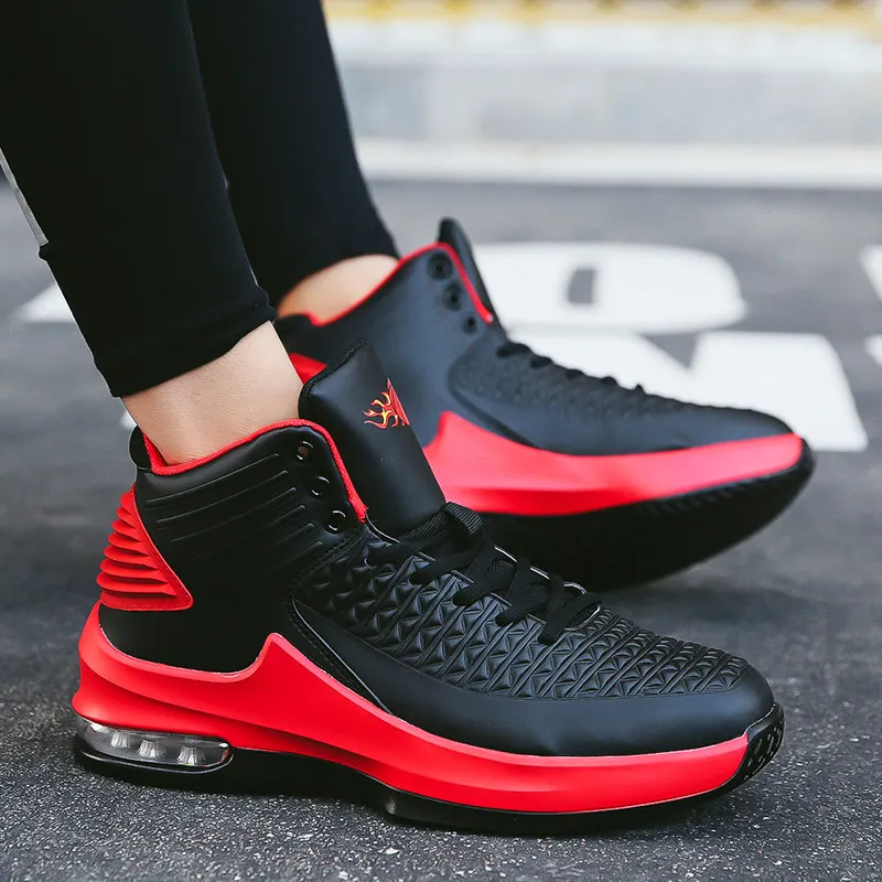 Original Designer Shoes Men Sneakers Basketball Shoes Retro Brand High Top Sneakers for Men Fashion Leather Sneakers Men Shoes