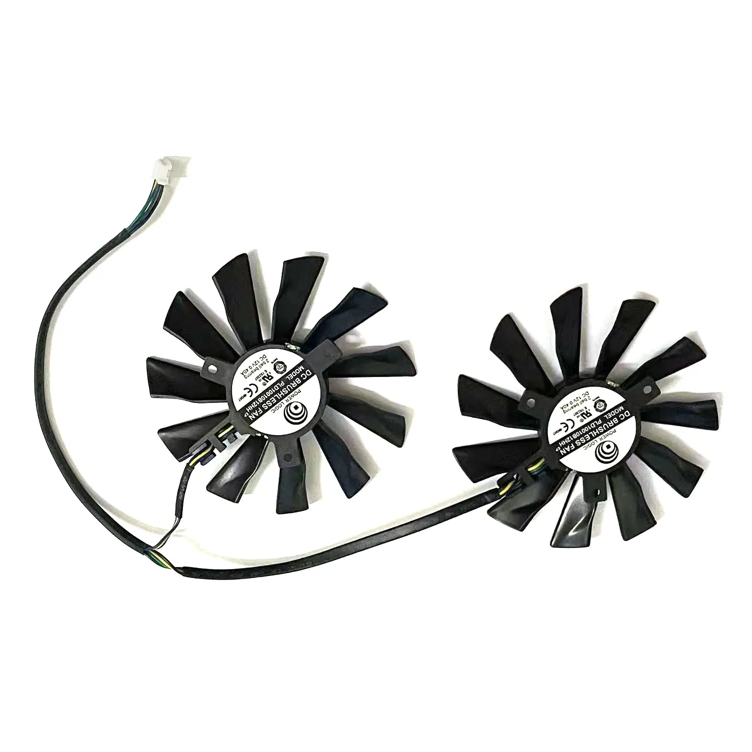 Фото Совершенно новые вентиляторы 95 мм 4PIN PLD10010B12HH 2 подходят для MSI GTX 960 970 980 980Ti GTX960 GTX970 GTX980 GTX980Ti ARMOR охлаждающий вентилятор №5