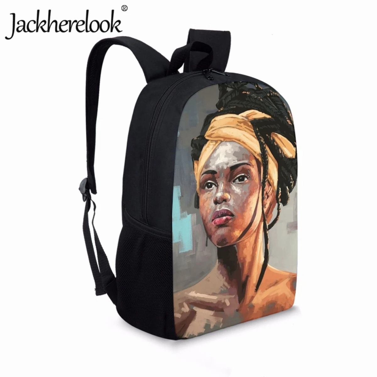 Jackherelook Art Oil Painting Girls Pattern School Bag Casual Trend Children Bookbag Youth Fashion Travel Backpack Girl Knapsack