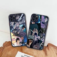 naruto uchiha sasuke phone case for iphone 13 12 11 pro max mini xs 8 7 plus x se 2020 xr matte transparent cover