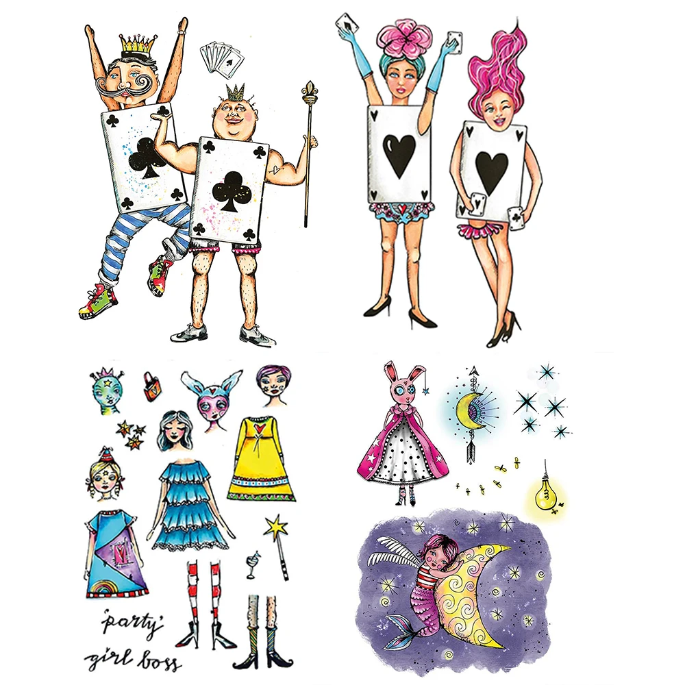 Игральные карты для женщин/мужчин штампы девочек босса Dreamgirls прозрачные новинка