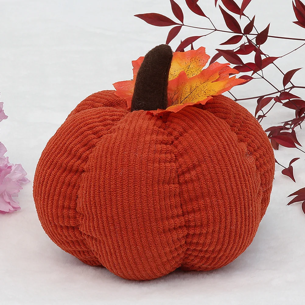 

Supplies Fake Pumpkins Prop Thanksgiving Party Layout Artificial Decor Ornaments Scene